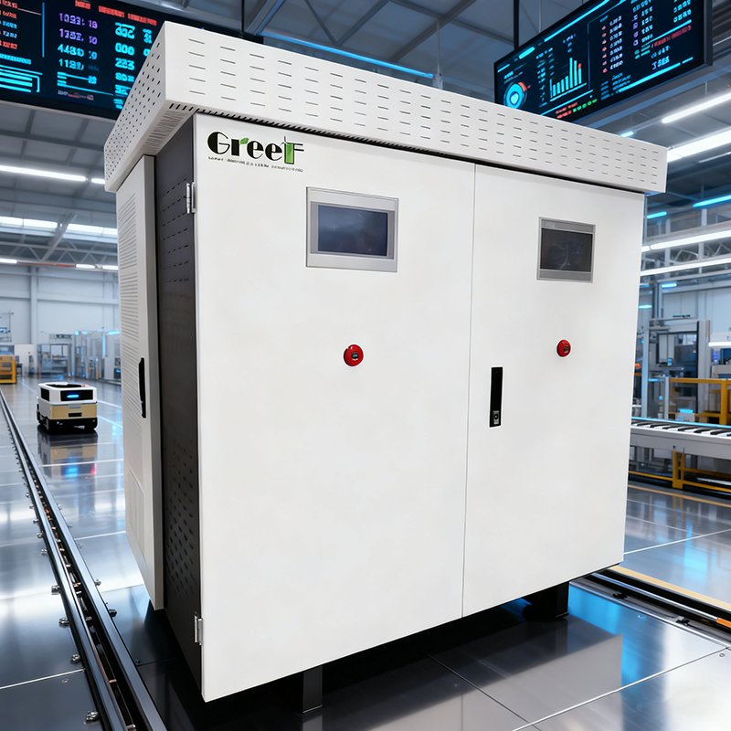 AC Generator-Battery Hybrid Converter with Generator Power Tracking and RS485 Protocol for Industrial Automation