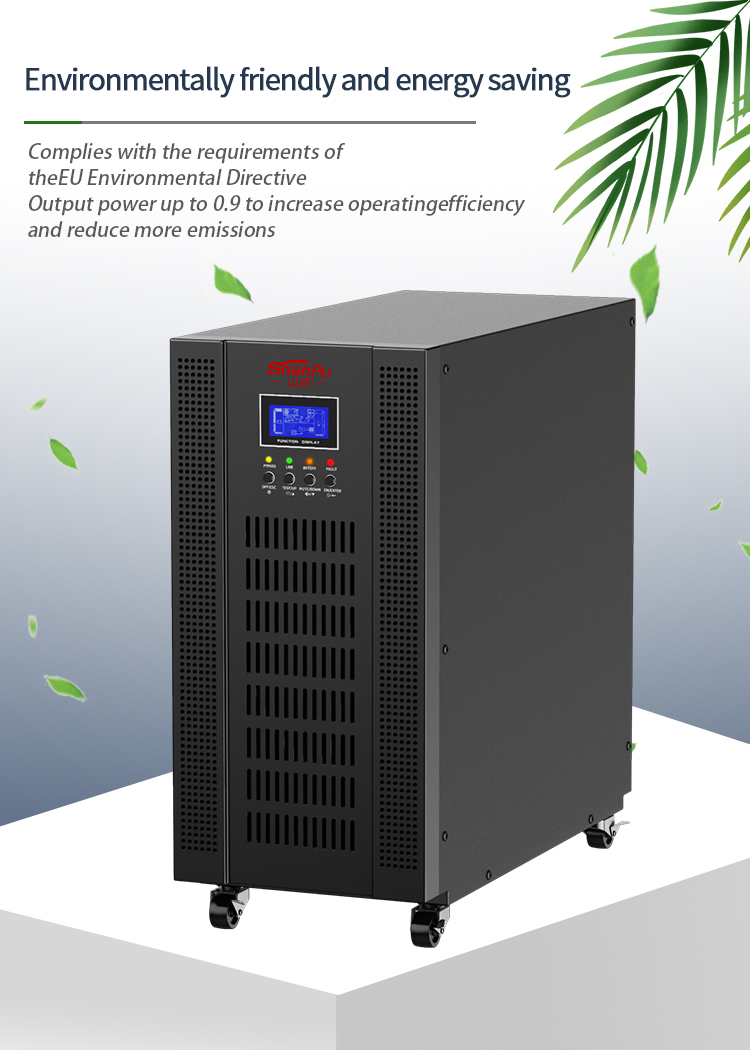 High Quality Online Dual Conversion Uninterruptible Power Supply Three Inputs and Three Outputs Stable Voltage Pure Sine Wave UPS for Communication Syste