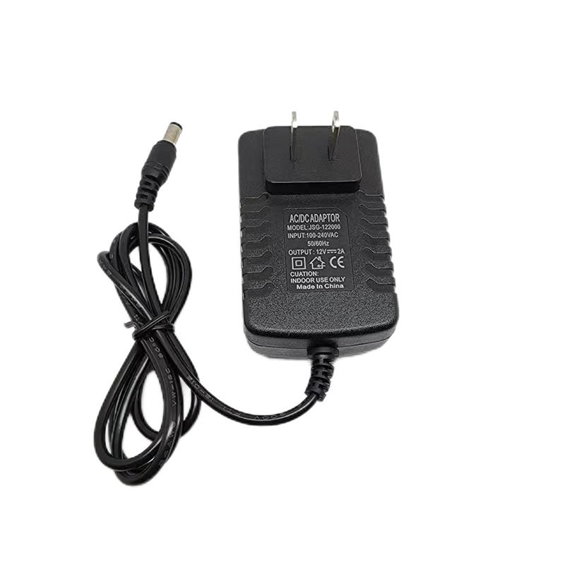 12V 24V 1A 2A 3A 5A 10A 15A European British American Standard Compact Wall-Mounted Power Adaptor (12V2A)