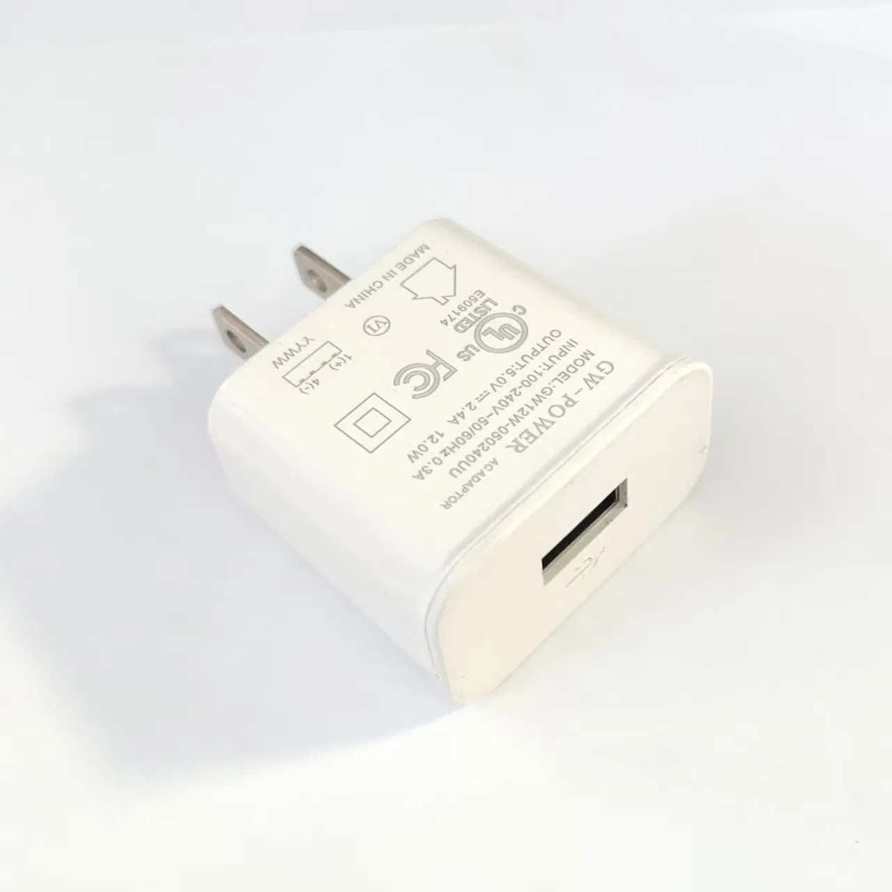 5V 1A UL Certified Wall Mount Small Compact Replacement USB Power Adapter