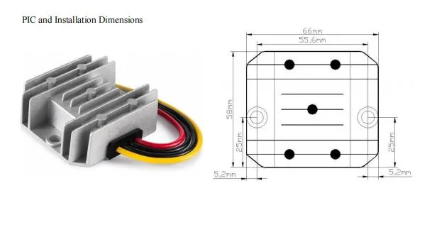 DC Converter Side View