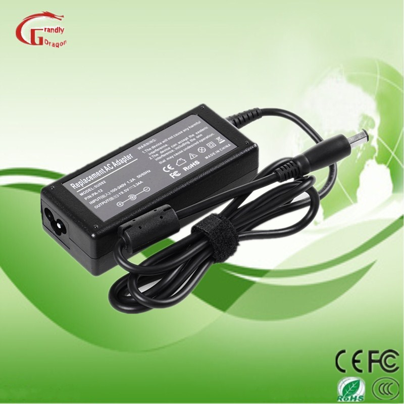 19.5V 3.34A 65W AC DC Power Adapter Portable Charger Laptop Power Supply for DELL