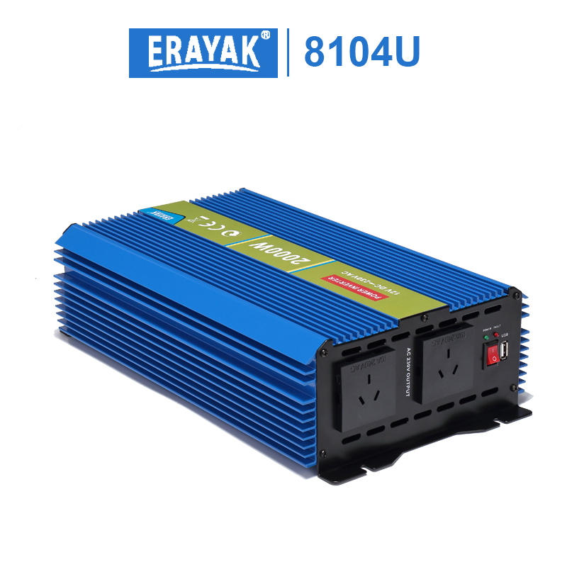 High-Power 2000W Power-Inverter Car Converter DC to AC for RV Truck