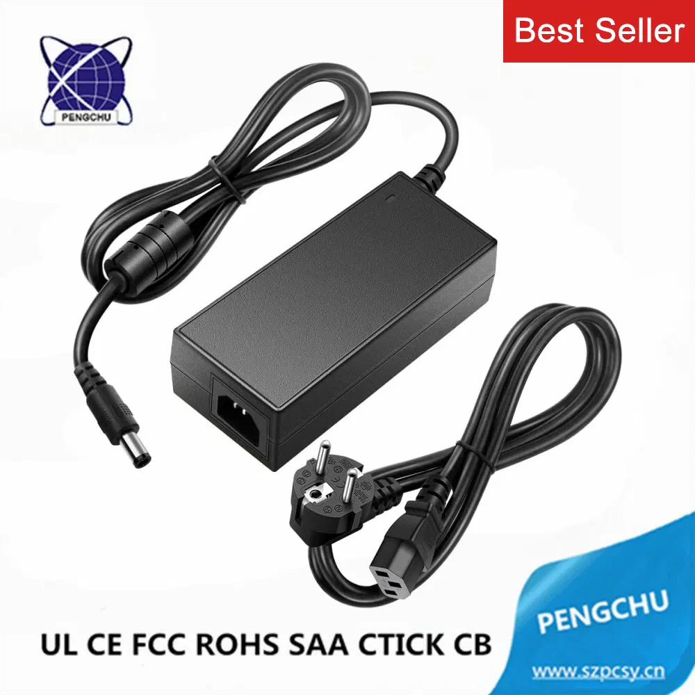 UL ETL CE FCC RoHS SAA CB Listed 5V 12V 24V 36V 48V 1A 2A 3A 4A 5A 6A 10A 30W 36W 60W AC/DC Transformer/Power Supply/Switching Power Adapter for LED/LCD/CCTV