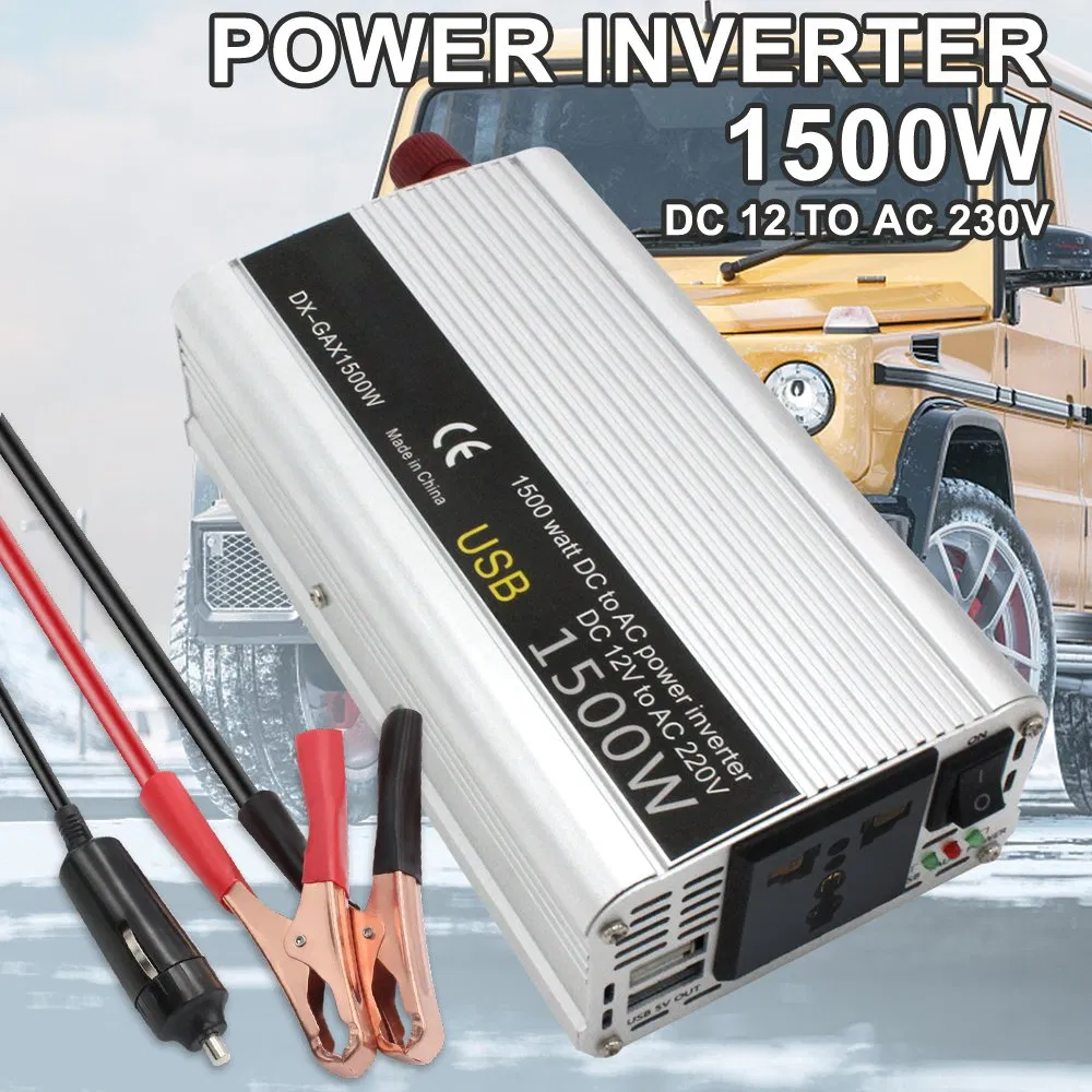 Converters 0.5kw 500W 1000W 1kw 1500W Power Inverter 12V DC to 220V 230V AC for Universal Sockets