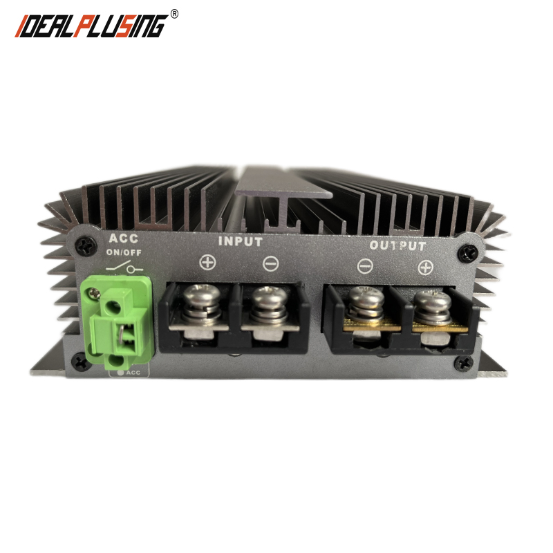 Waterproof IP67 12V 24V Boost 56V EV Fast DC-DC Step-up Converter Battery Charger Used for Car Bus Vehicle Boat Motor 20A 1120W