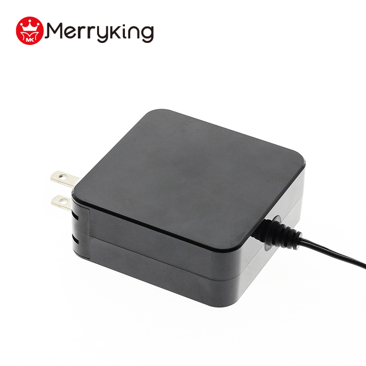 Universal 100-240VAC 50/60Hz Folding Us Plug AC DC Power Adapter 24V 2.5A Wall Adapter