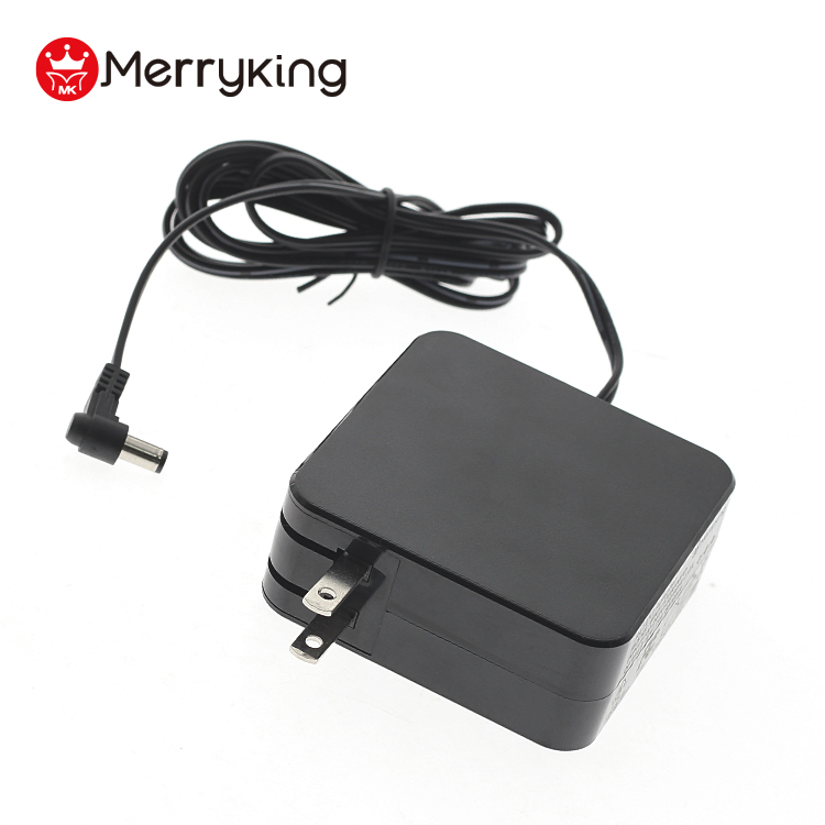 Universal 100-240VAC 50/60Hz Folding Us Plug AC DC Power Adapter 24V 2.5A Wall Adapter