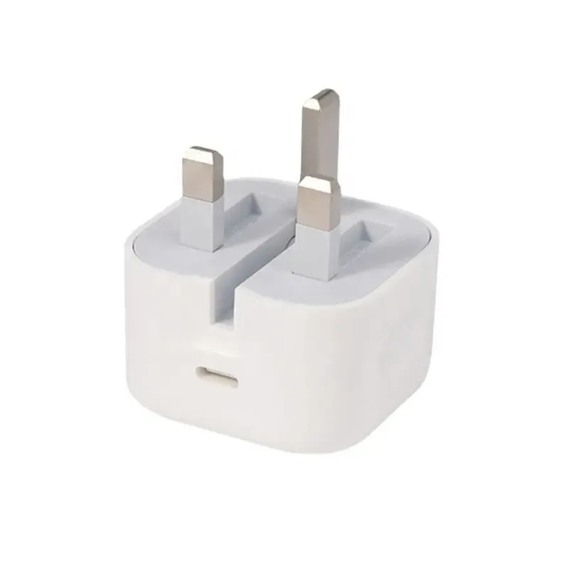 USB-C 20W Power Adapter Adapter for iPhone Quick Charging Pd 20W Adapter Portable UK 20W Power Adapter Mobile Accessories