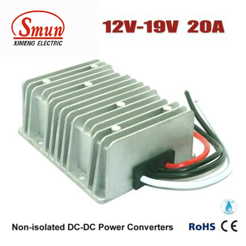 12V to 19V 20A DC-DC Converter Step up Voltage Regulator