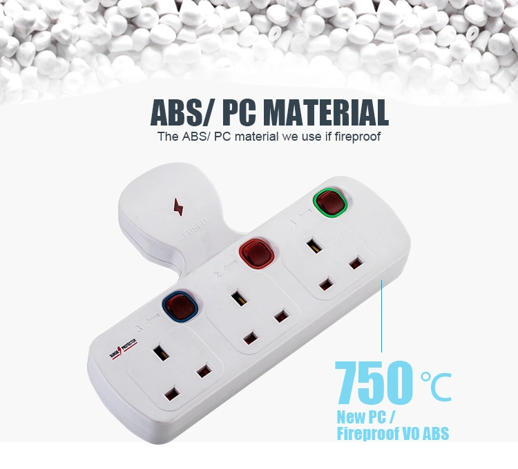 Guangdong, China IP20 OEM/Poka Retractable Extension Cord T-Type Multi Adaptor