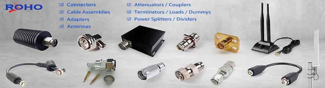 SMP Female to SMA Female Straight RF Connector Adapter