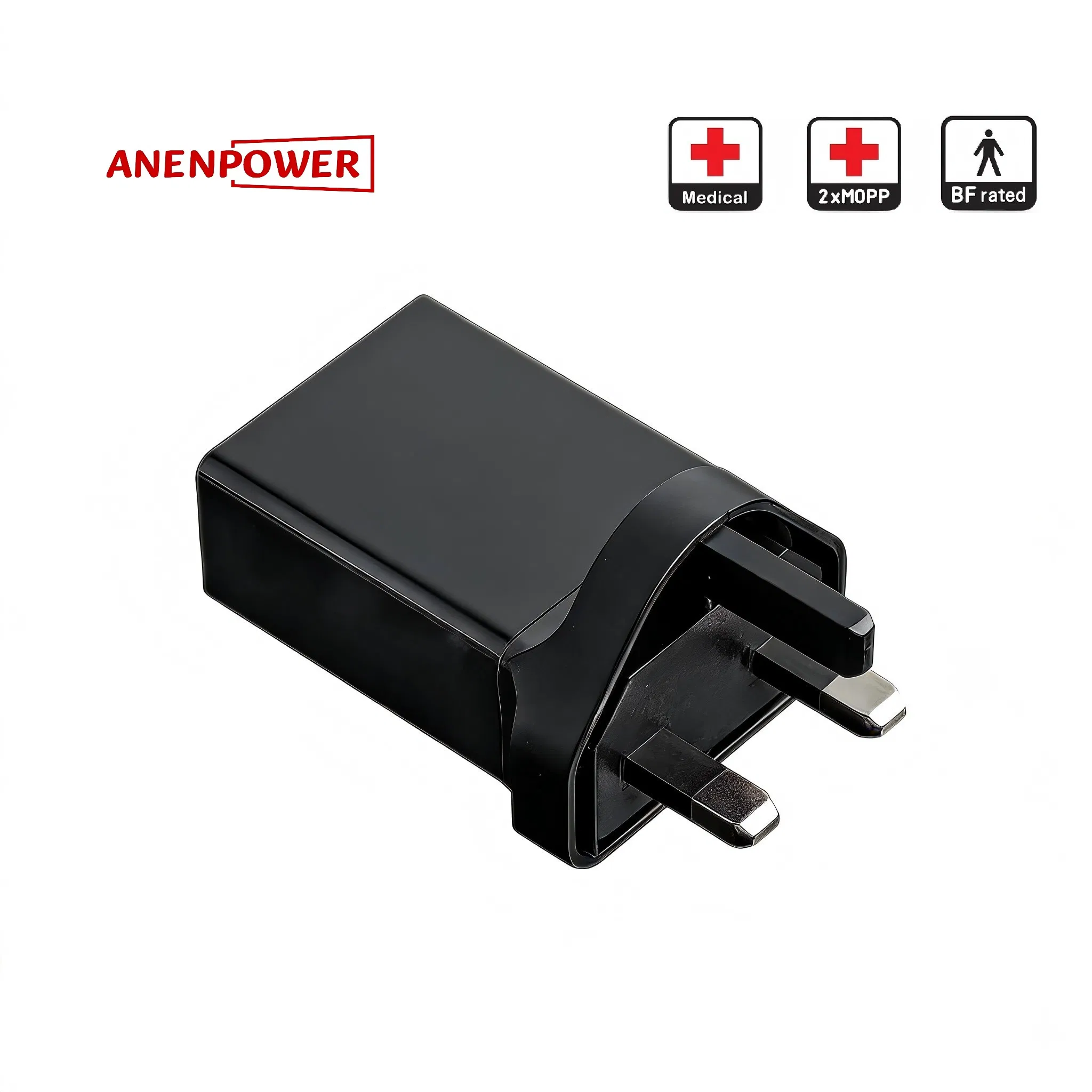 IEC 60601-1 Rcm Certified Medical Power Adapter 5V 1A Au Plug AC/DC Power Supply for Portable ECG Monitors