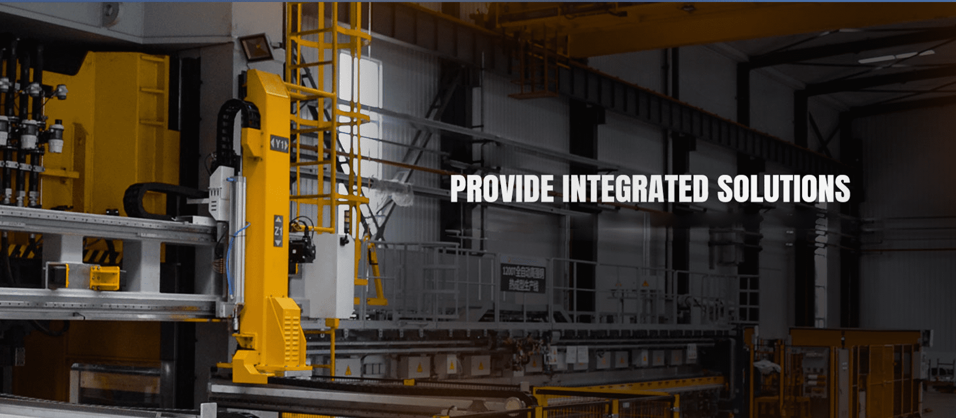 Jiangdong Machinery hydraulic press production line overview