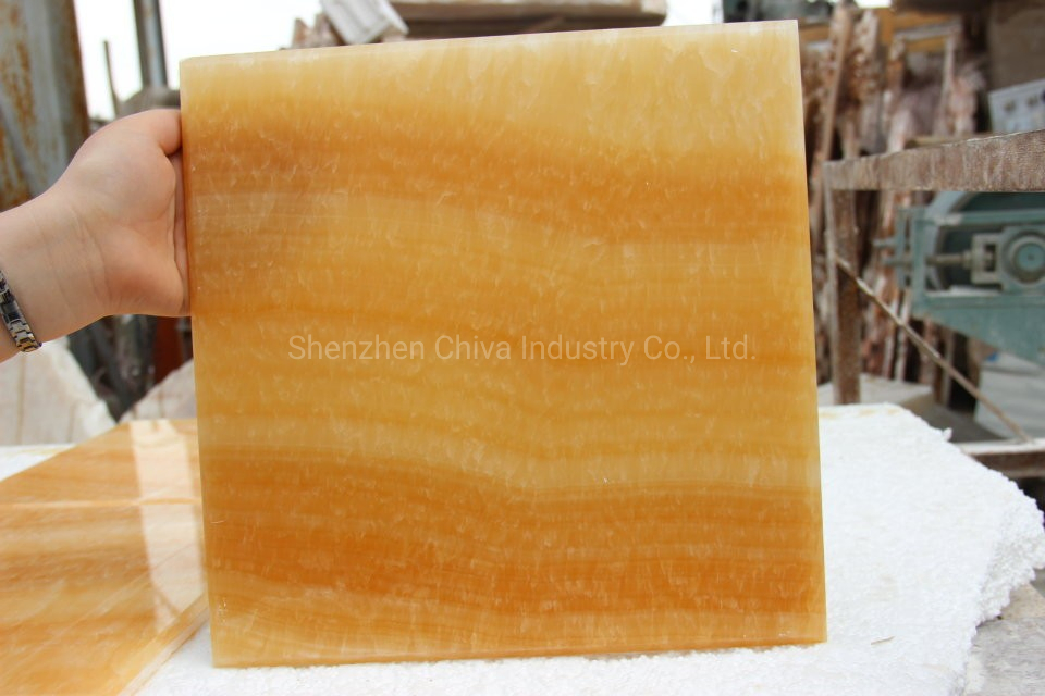 Classic China Yellow Honey Onyx Marble/Stone Interior/Decoration Wall Covering Tile