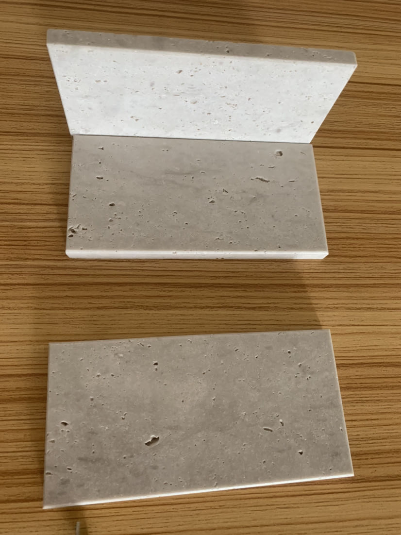 The Hardest Nature White Travertine 80X80X1cm Tile