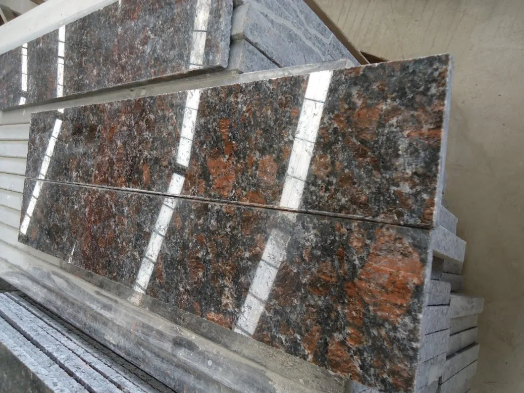 Polished Tan Brown Granite Tile