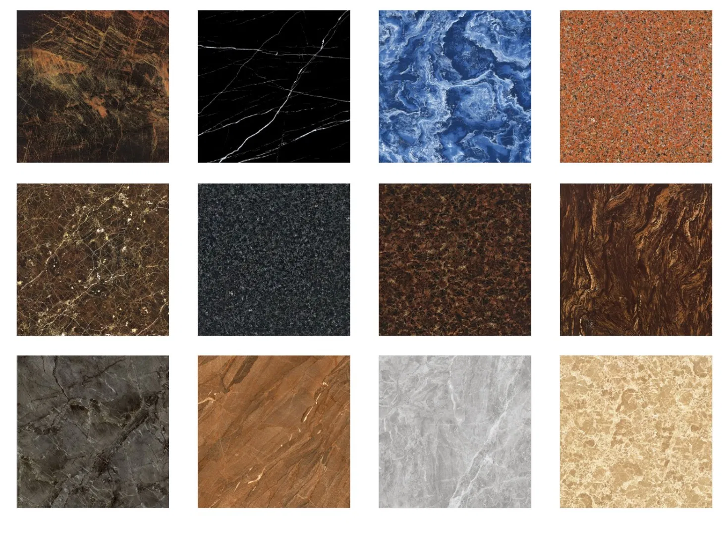 Luxurious Dark Glazed Marble Tiles for Elegant Home Interiors