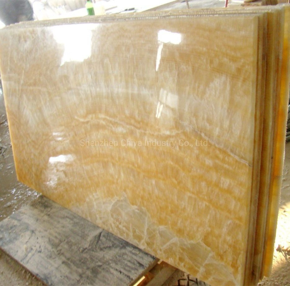 Classic China Yellow Honey Onyx Marble/Stone Interior/Decoration Wall Covering Tile