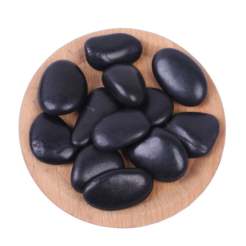 Garden Decorative Landscape Stones, Polished Black Cobblestones &amp; Cobblestones at Good Prices