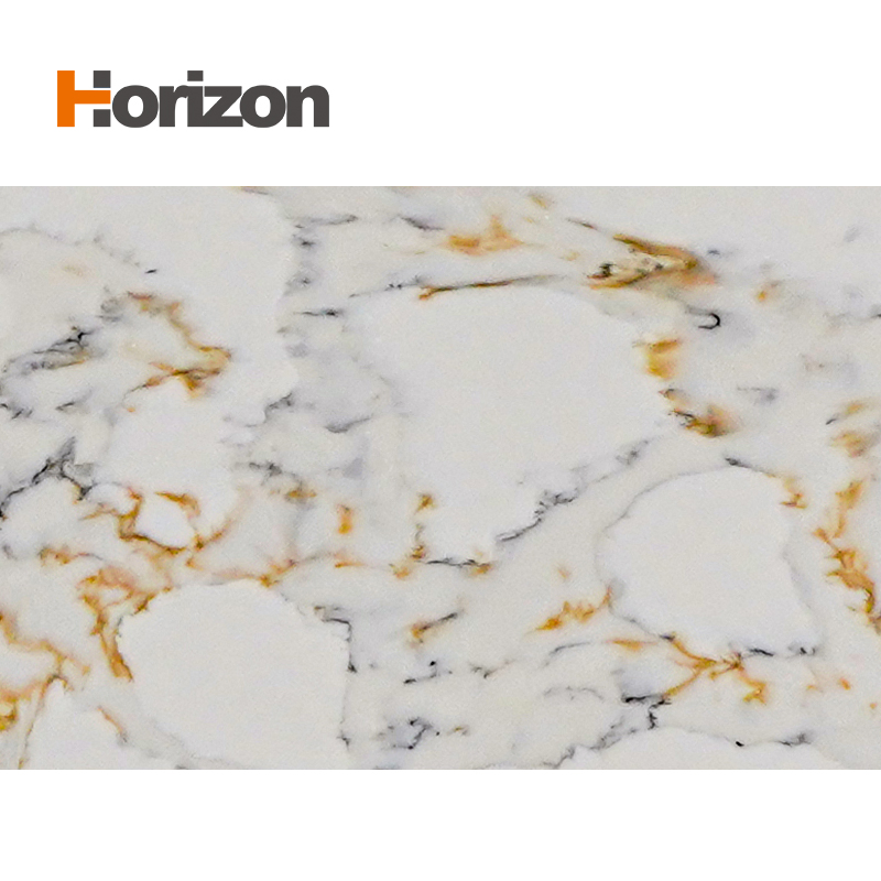 Cut-to-Size Kitchen Artificial Quartz Marble Granite Stone Carrara White Calacatta