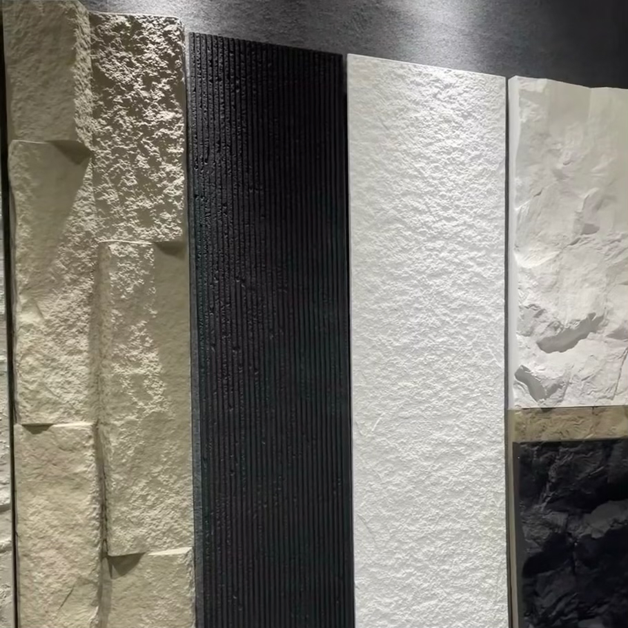 Wholesale Mushroom PU Stone Wall Panel Rock Wall Panel Faux Stone Wall Panel Outdoor Stone Veneer