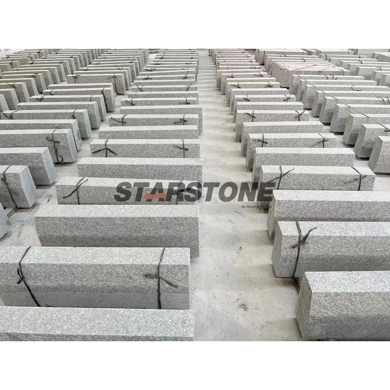 Natural Light Dark Grey Black Red Yellow Marble Granite Basalt Porphyry Kerbstone Cobblestone Flagstone Curbstone Cube Cobble Cubic Paving Paver Tumbled Stone
