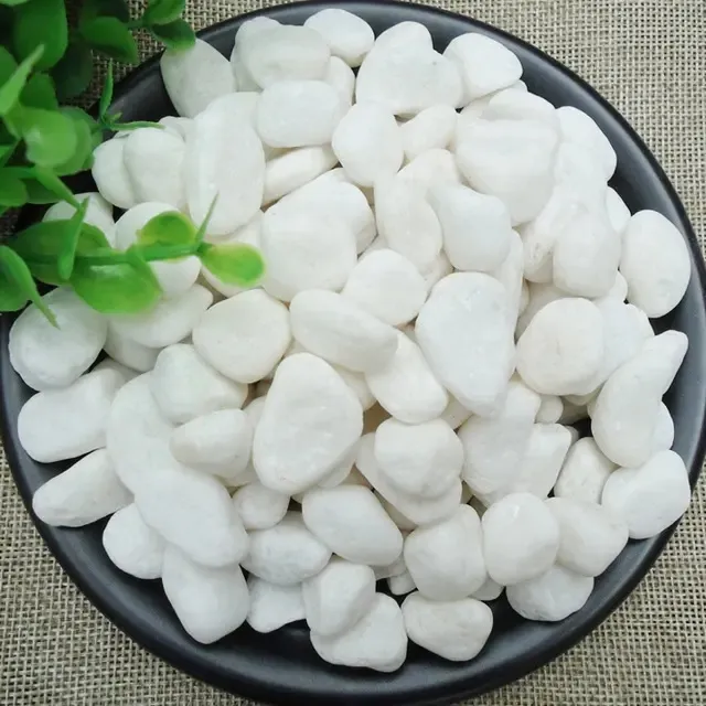 White Pebble-Stone Decoration