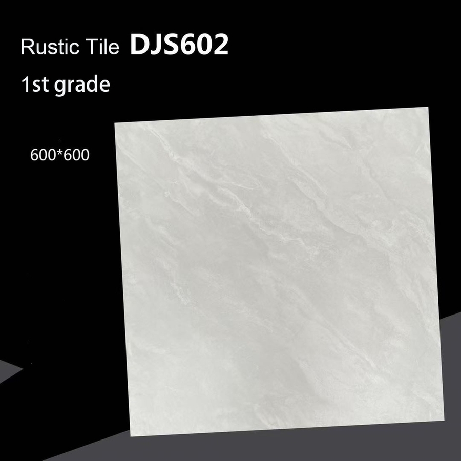 OEM ODM Foshan High Quality Non-Slip Rough Exterior 60X60 Cm Porcelain Marble Texture Outdoor Floor Rustic Tiles