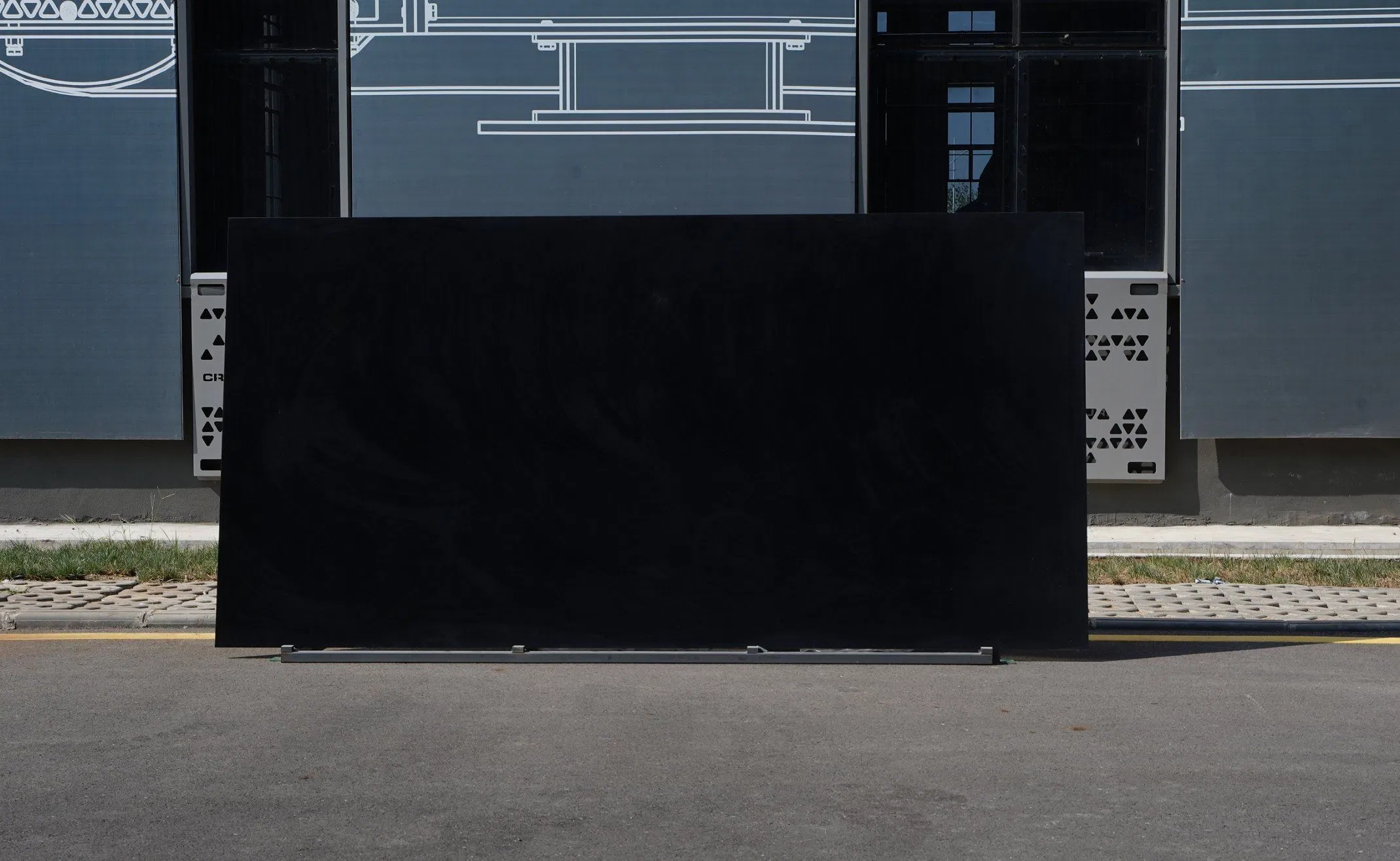 Horizon Quartz Stone Pure Black Quartz Stone Slab 1001 for Kitchen Countertops Solid Surfaces Floor Wall Decorations Building Materials