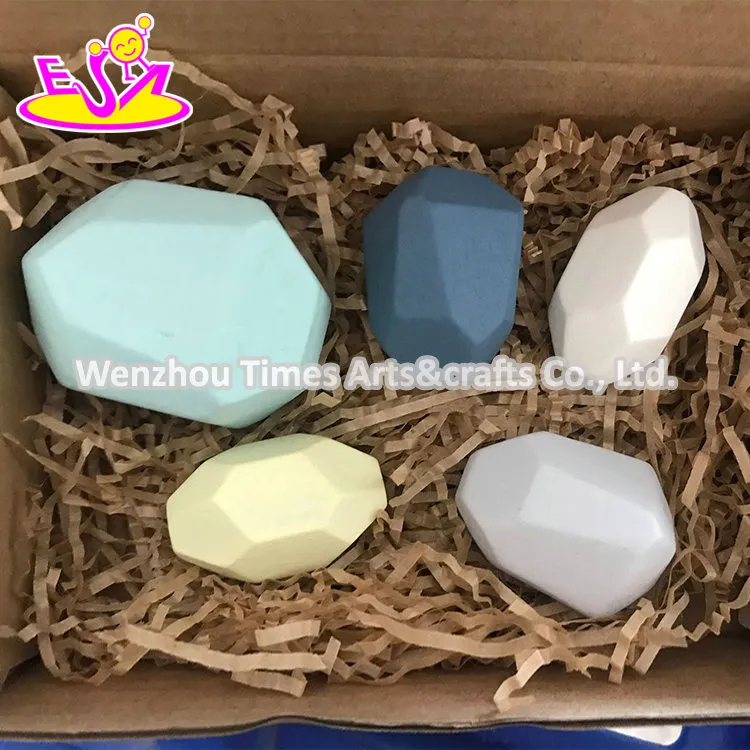 Wooden Stone Blocks Stacking 1