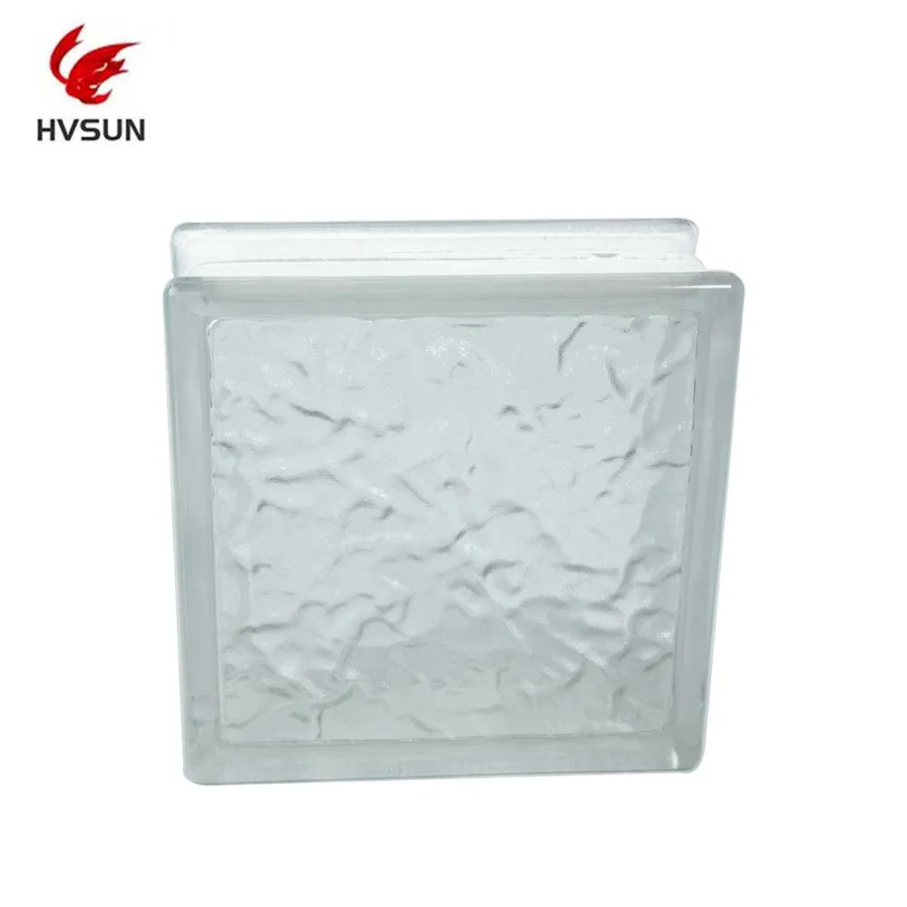 High Quality Hollow Inner Color Glass Block for Decoration
