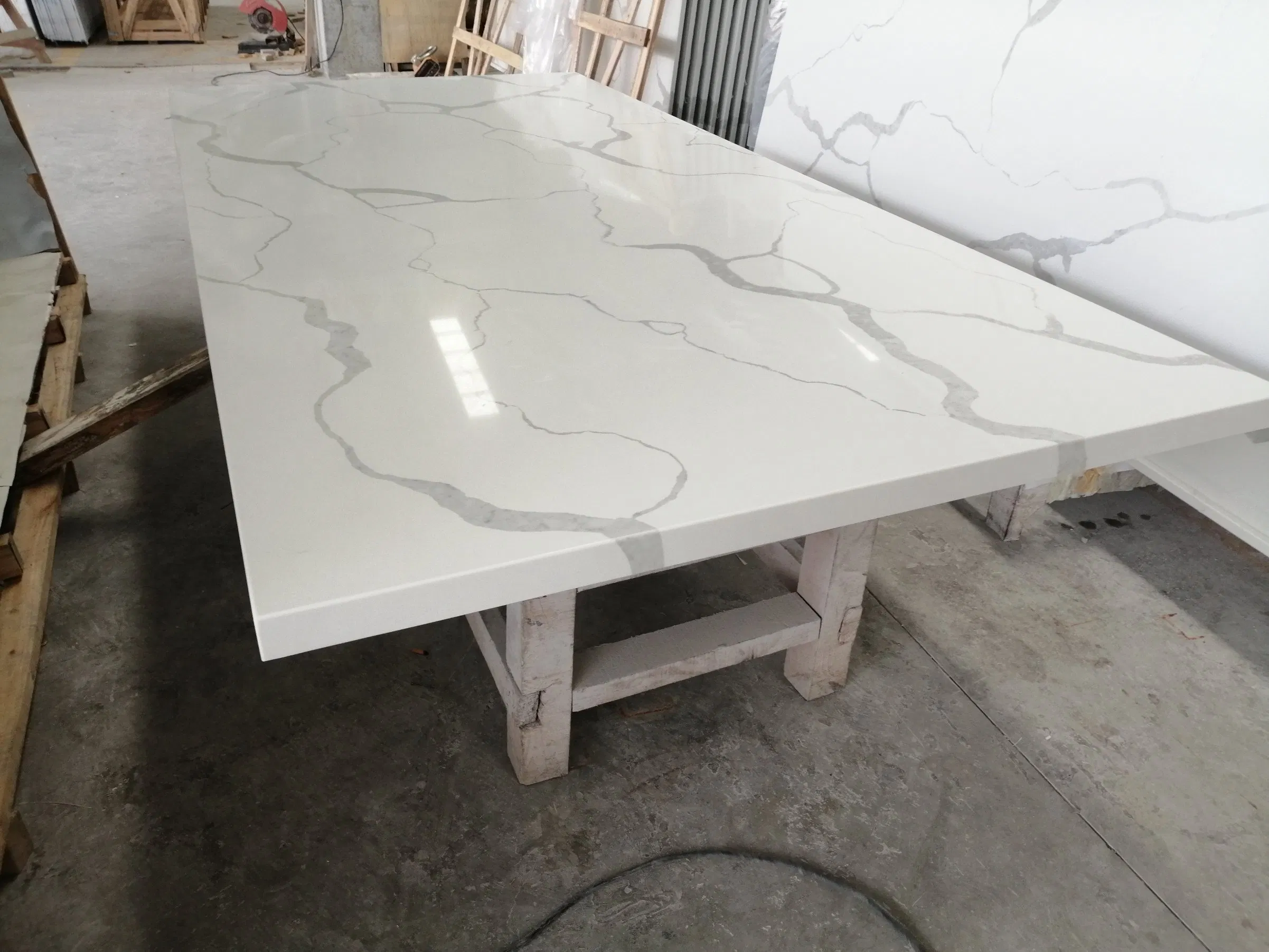 Zero Silica Quartz Engineered Stone for Safe, High-Quality Kitchen Benchtops &amp; Interior Designs Solid Surface Countertops &amp; Vanity Top