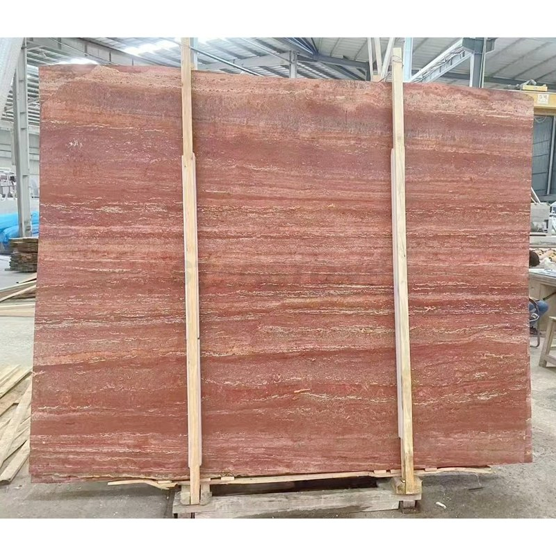 Natural Marble Stone Polished Honed Travertine Gold Marble Floor Tile Wall Tile