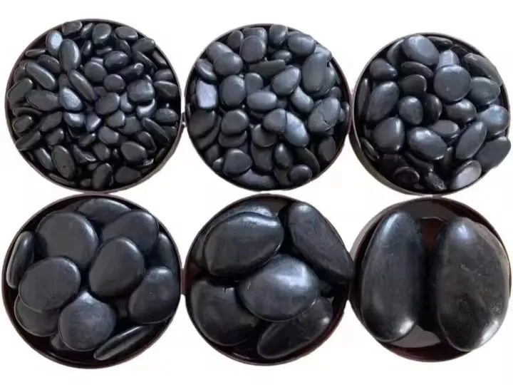 Polished Cobblestone Display