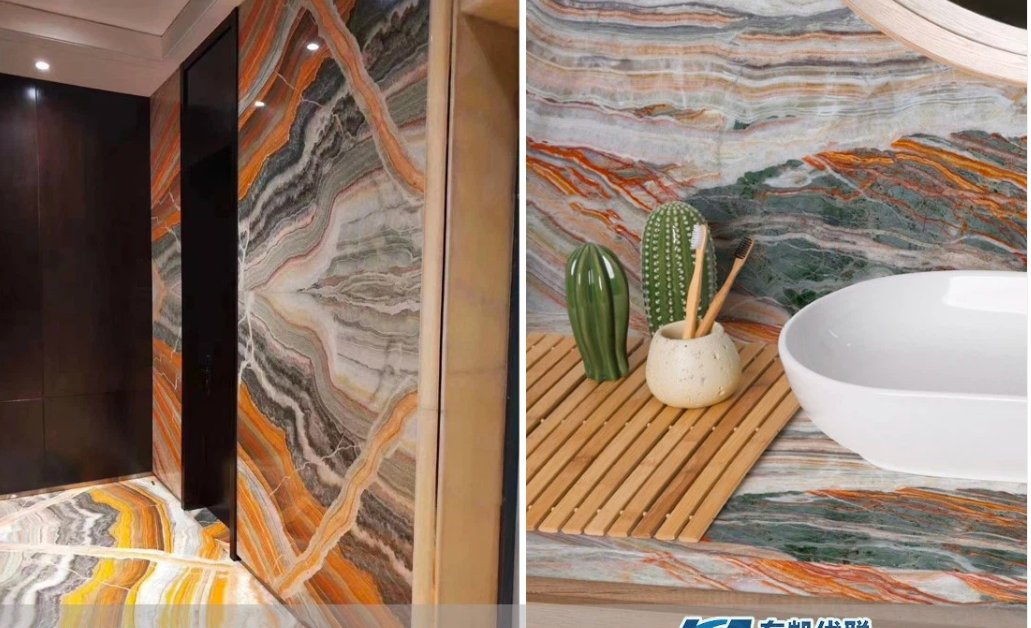 Onyx Multicolor Onyx Rainbow Onyx Picasso Stone for Luxurious Interiors