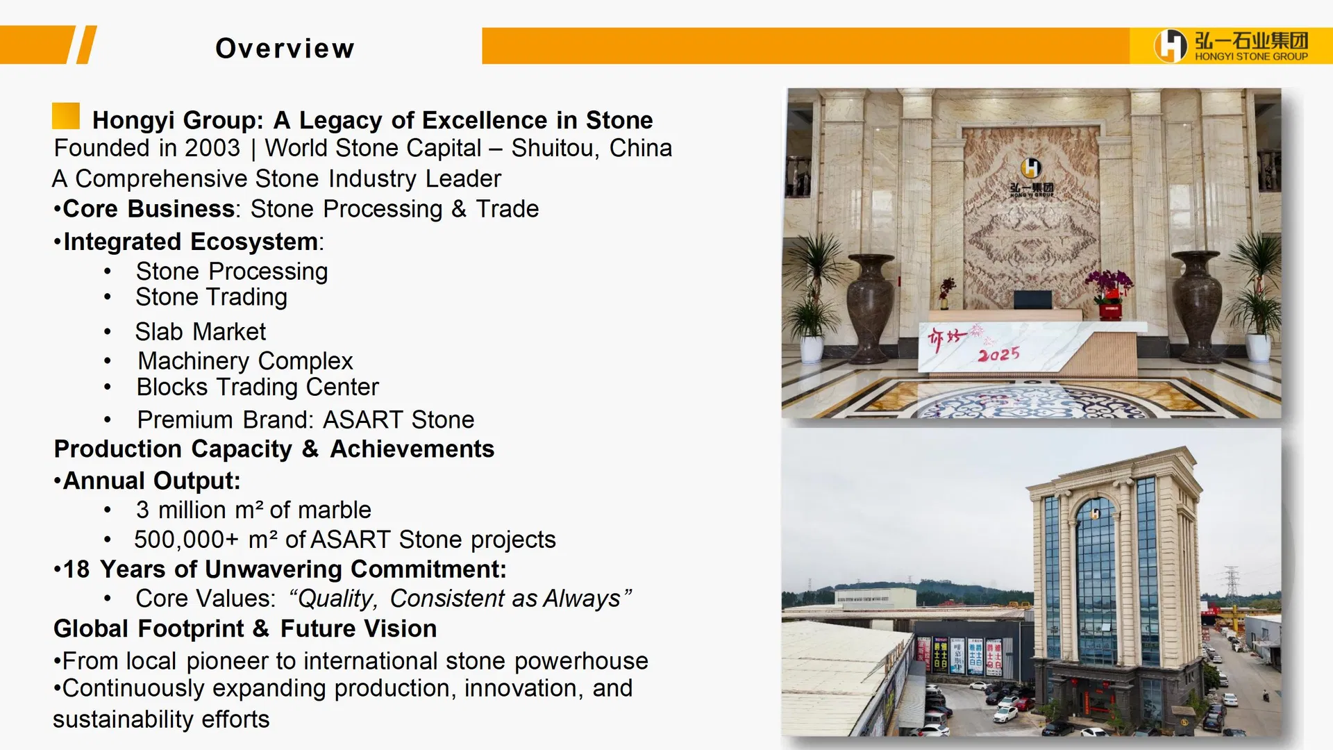 Stone Resources Overview