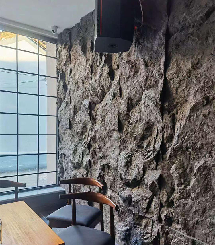 Wholesale Mushroom PU Stone Wall Panel Rock Wall Panel Faux Stone Wall Panel Outdoor Stone Veneer