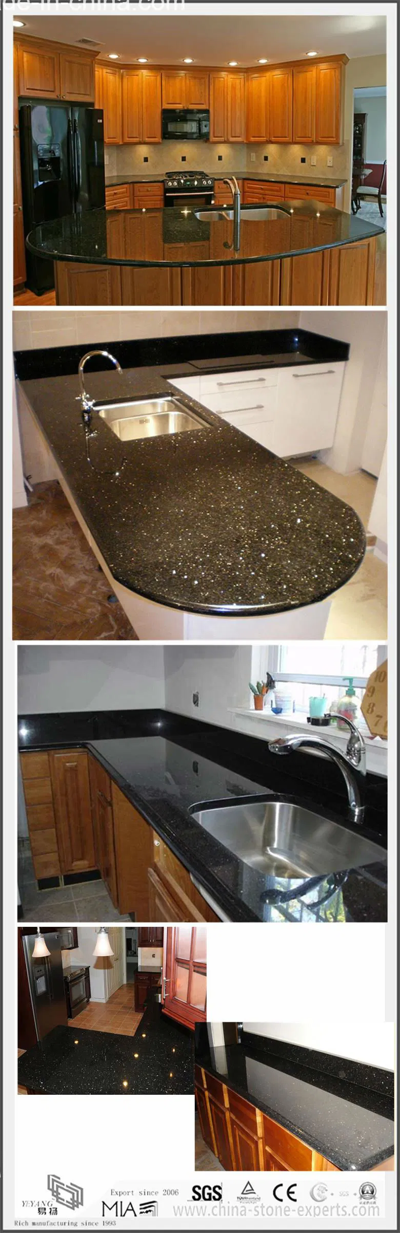 Black Galaxy Granite Full Slab