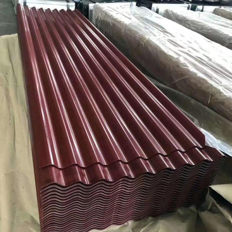 High Quality Corrugated Sheet Metal Cream Green Slate Metal Roof Steel Roof Sheets