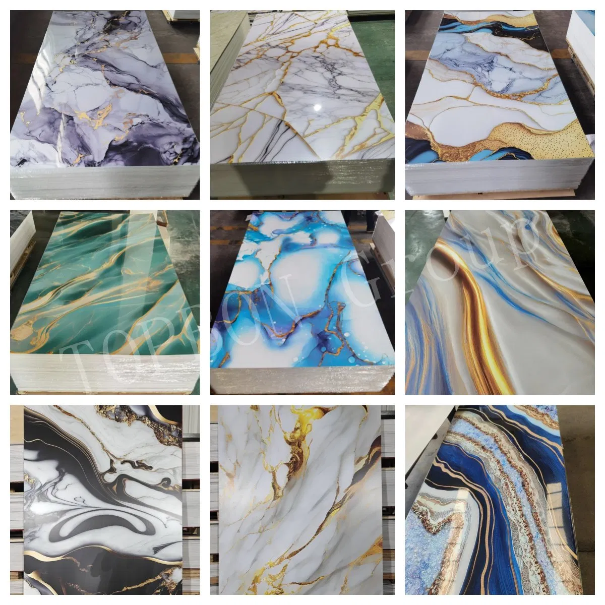 PVC Carbon Slate Marble Board PVC UV Marble Sheet Wall Paneling Sheet