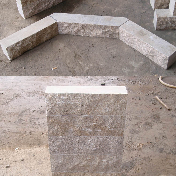 Factory Price Natural Split Finish Cheap Granite Planter Wall Blocks for Patios Planting