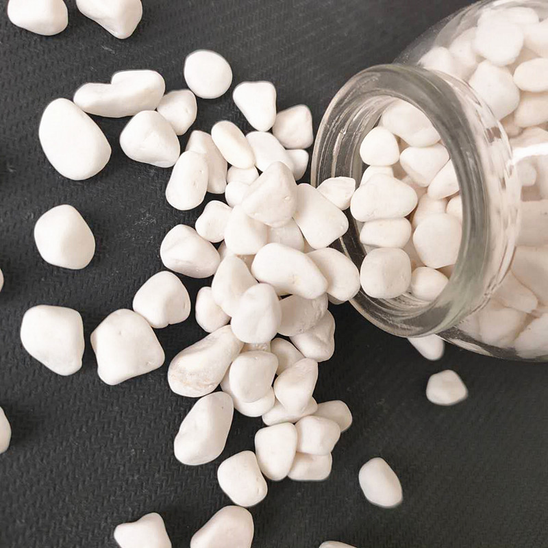 Garden Landscape Stone Natural Snow White Quartz Pebbles