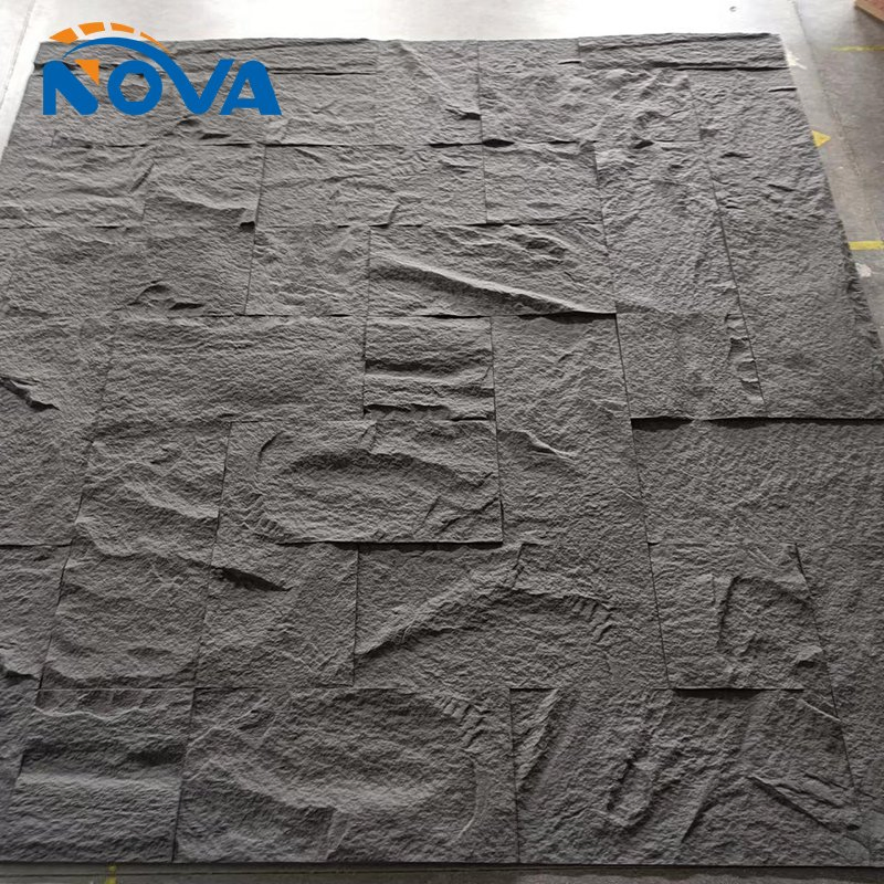 Faux Waterproof Cladding Stone Veneer with Beautiful Design PU Stone Wall Panel