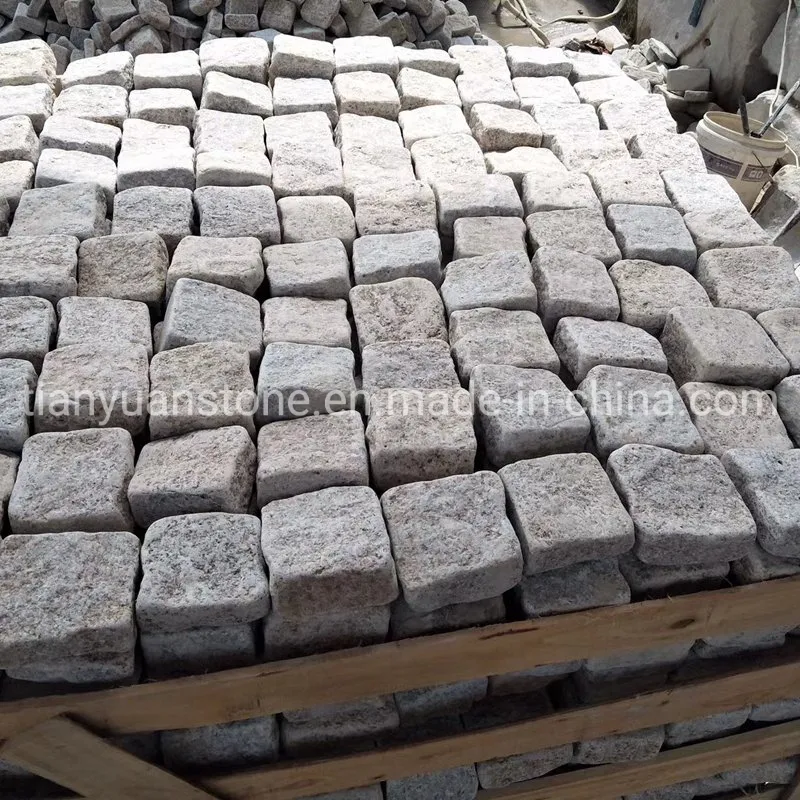 G682 Sunset Gold Granite Cobblestone/Paving Stone/ Concrete Pavers for Driveway/Patio/Garden/Pathway