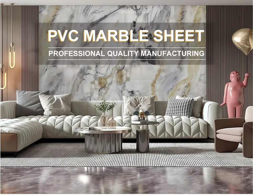 PVC UV Marble Sheet Display