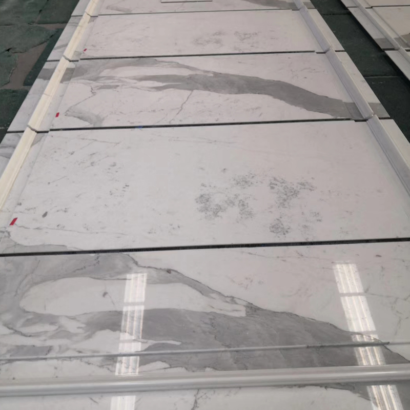 Polished Italian Calacatta White Marble for Flooring, Wall Tiles