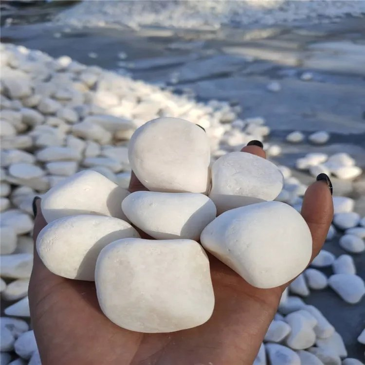 Top Quality White Pebble-Stone for Garden Landscape Decoration Outdoor Gravel Pebble Stone