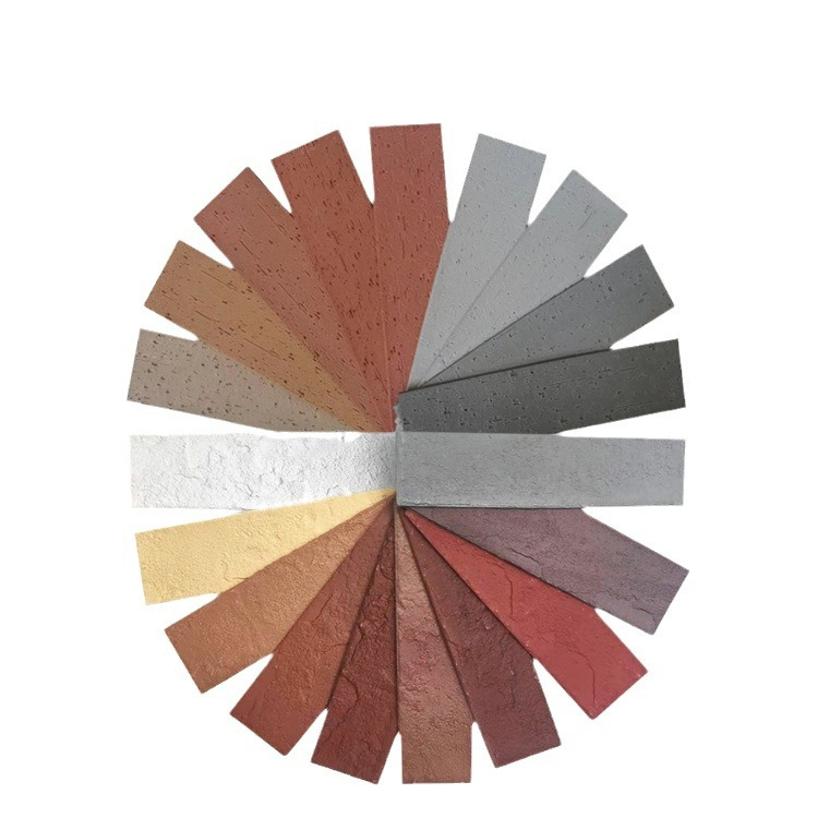 Custom Clay Red Bricks Facing Brick Flexible Stone for Building Exterior Wall