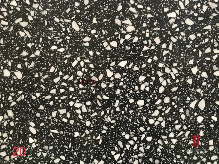 Cut to Size Black Terrazzo